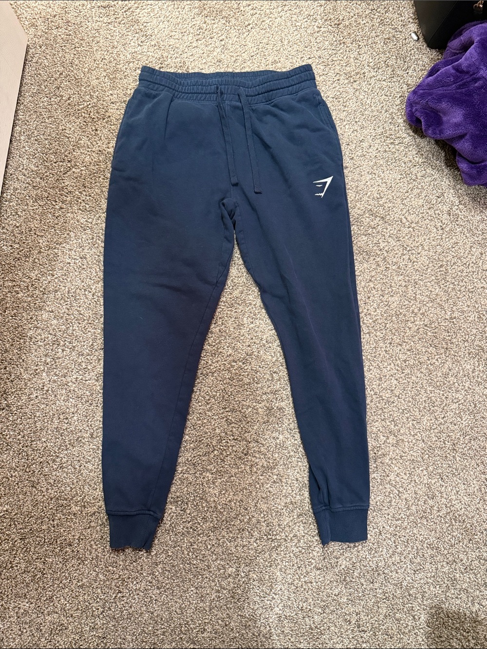 Gymshark Kids Navy Blue Jogger Sweatpants